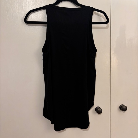 Athleta Black Mixed Texture Tank Top XS - Picture 2 of 3